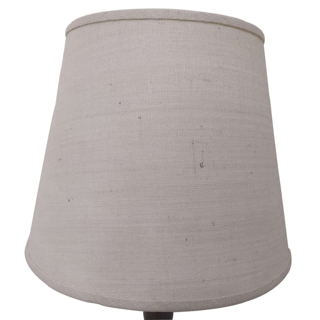Medium bleached jute lampshade