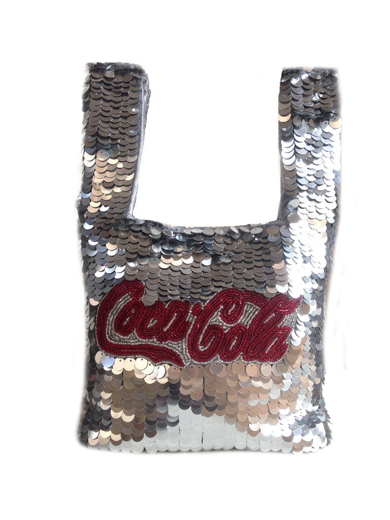 Coca cola sequin bag