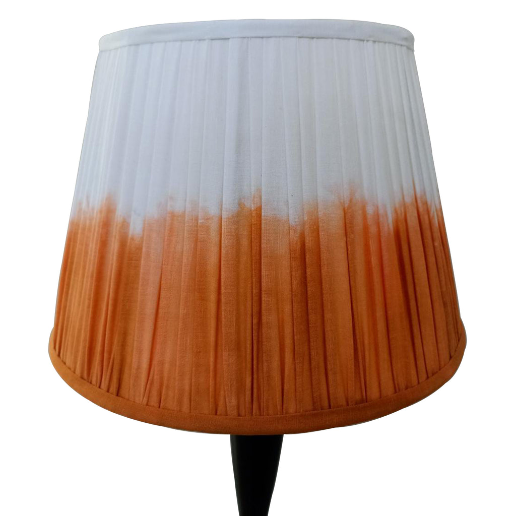 orange tie dye lampshade