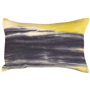 tie dye rectangular cushion