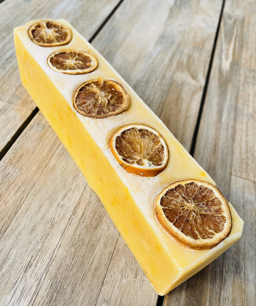 Fresh Orange Butter Soap Log