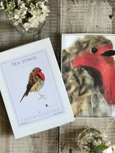 Chloe Gardner Robin Tea Towel