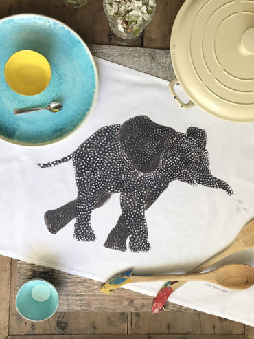 Chloe Gardner Elephant Tea Towel