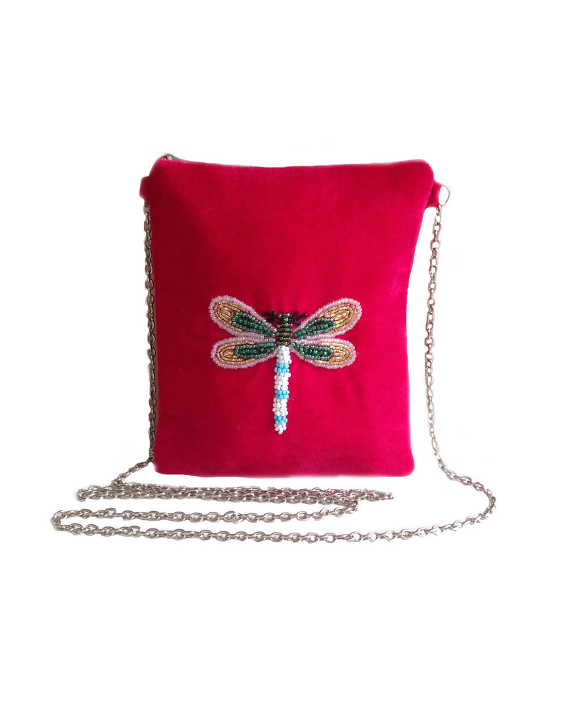 Red dragon fly bag