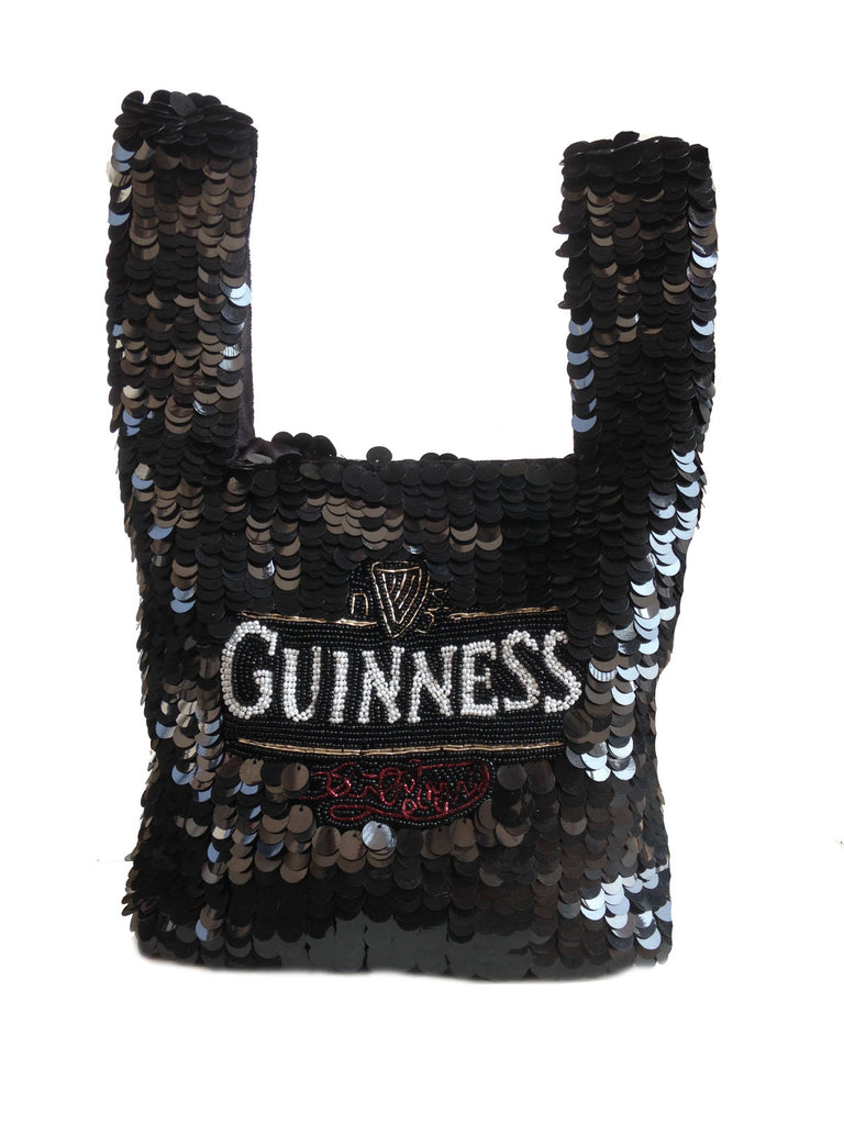 Guiness sequin bag