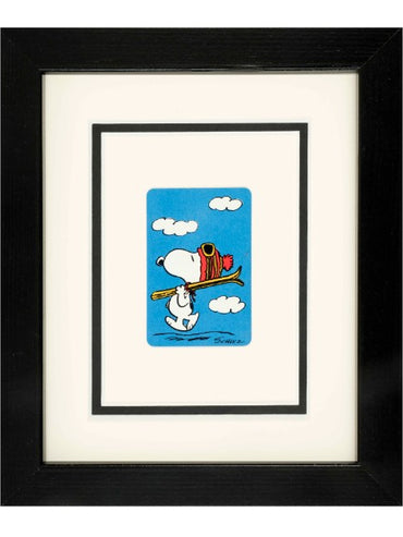 Snoopy Going Skiing