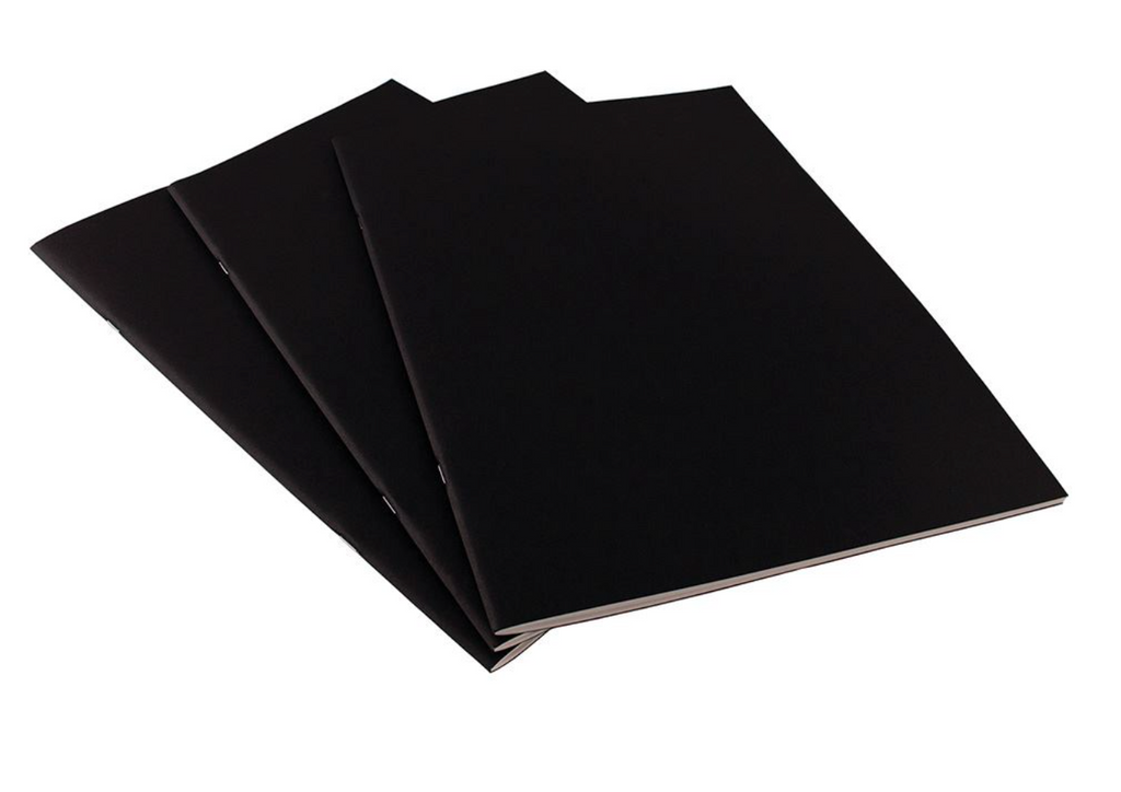 A3 black sketchbook