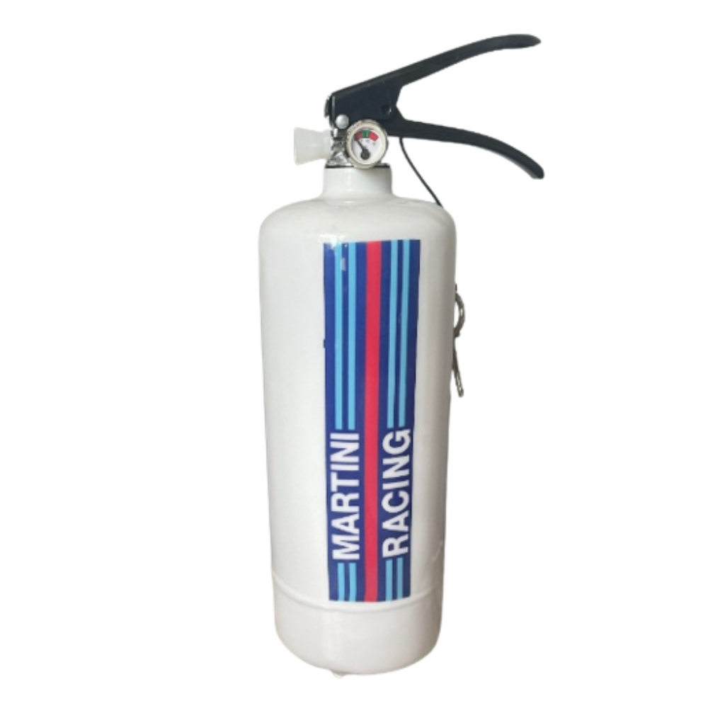 Martini Racing fire extinguisher