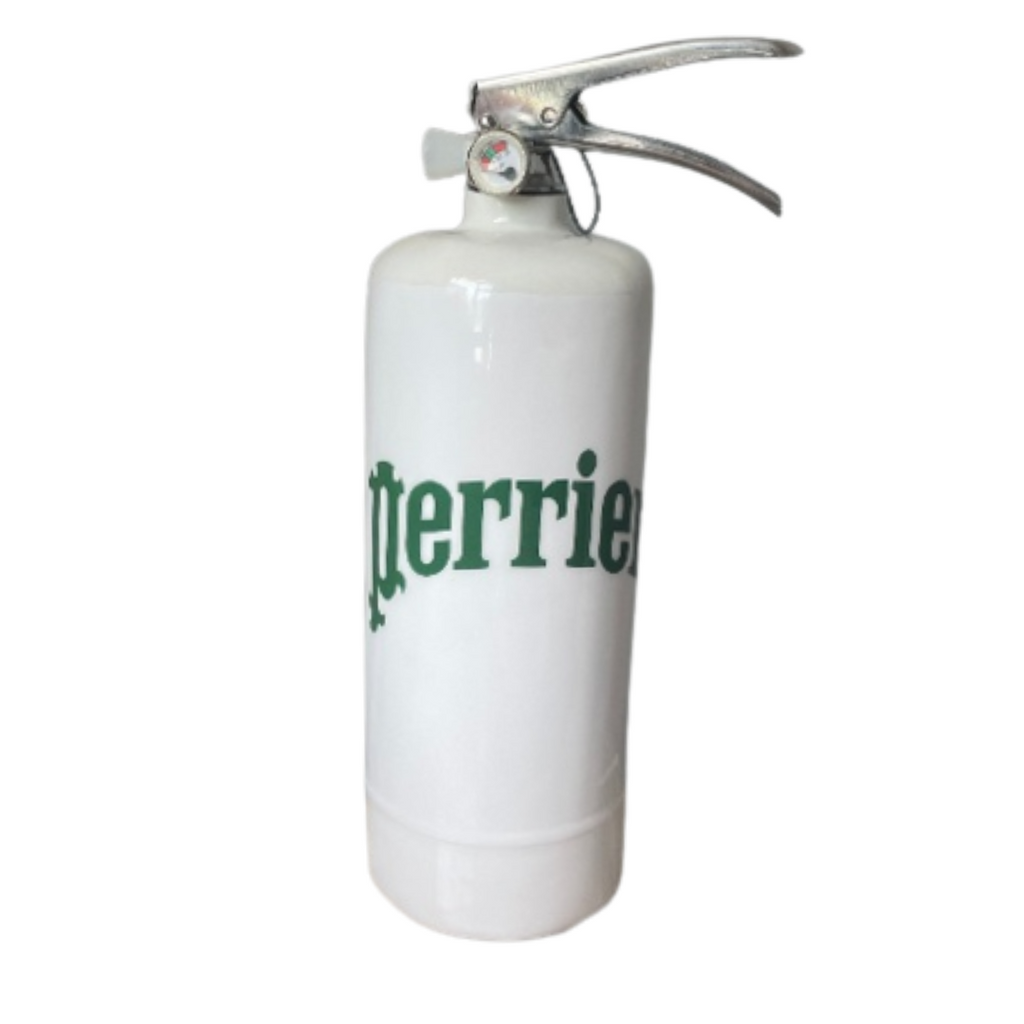 Perrier fire extinguisher