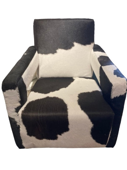 Cow hide chair