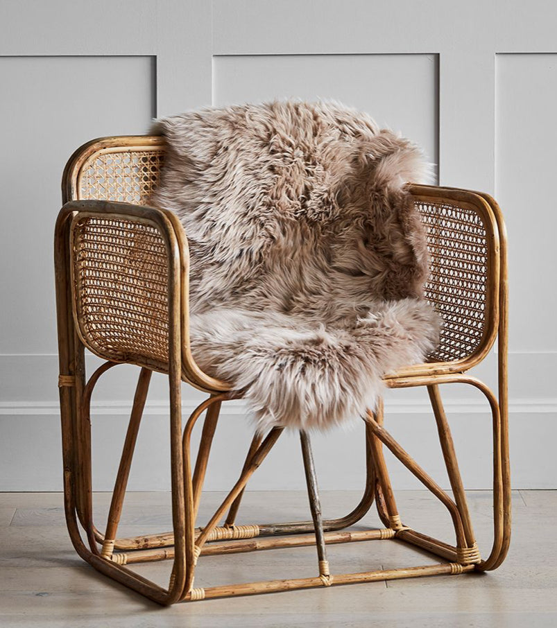Beige sheepskin